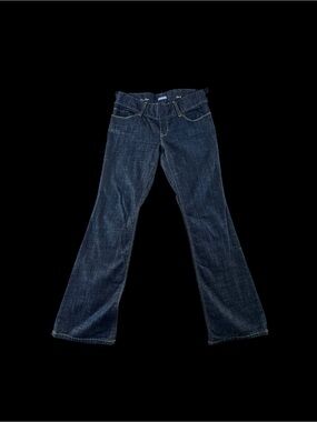 Gap maternity jeans Dark Blue Women's Bootcut Jeans additional elastic sides